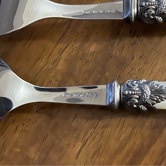 Eme made in Italy serving Fork and Spoon - Picture 6 of 7